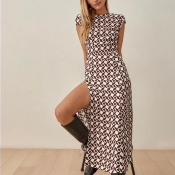 Salereformation Gavin Dress In Tiles *New*